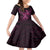 Polynesia Breast Cancer Awareness Kid Short Sleeve Dress No One Fights Alone Pink Ribbon With Butterfly LT14 KID Pink - Polynesian Pride