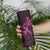 Polynesia Breast Cancer Awareness Skinny Tumbler No One Fights Alone Pink Ribbon With Butterfly