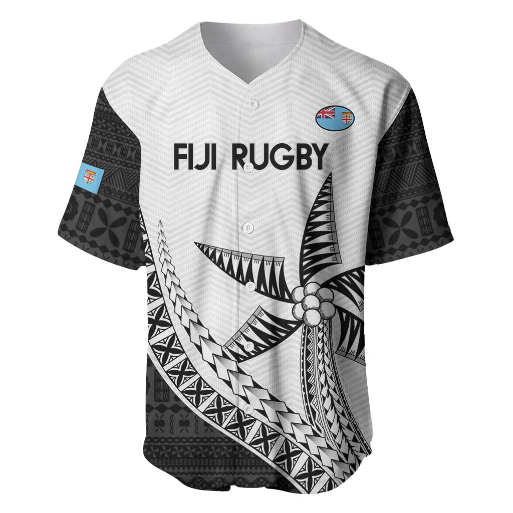 Custom Fiji Rugby Baseball Jersey Go Champions Fijian Tapa Cloth