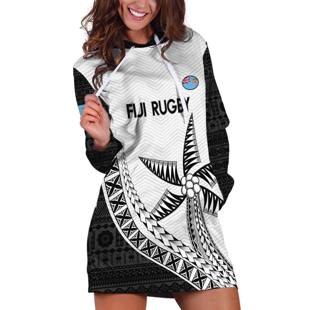 Custom Fiji Rugby Hoodie Dress Go Champions Fijian Tapa Cloth