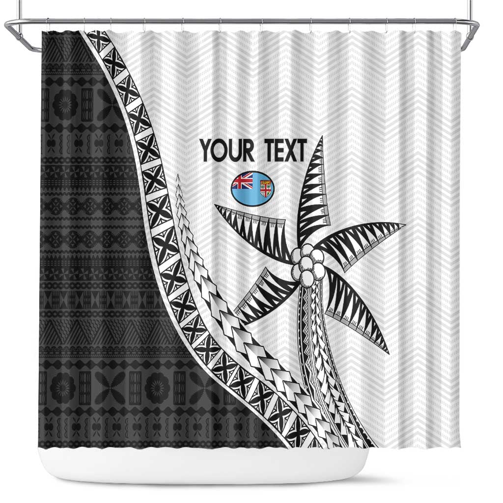 Custom Fiji Rugby Shower Curtain Go Champions Fijian Tapa Cloth