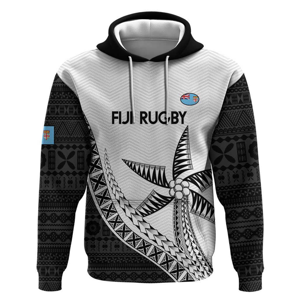 Custom Fiji Rugby Zip Hoodie Go Champions Fijian Tapa Cloth