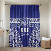 Personalised Queen Salote College Bathroom Set Kolisi Fefine 100th Anniversary Kupesi Blue - Polynesian Pride