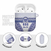 Personalised Queen Salote College AirPods Case Kolisi Fefine 100th Anniversary Kupesi White - Polynesian Pride