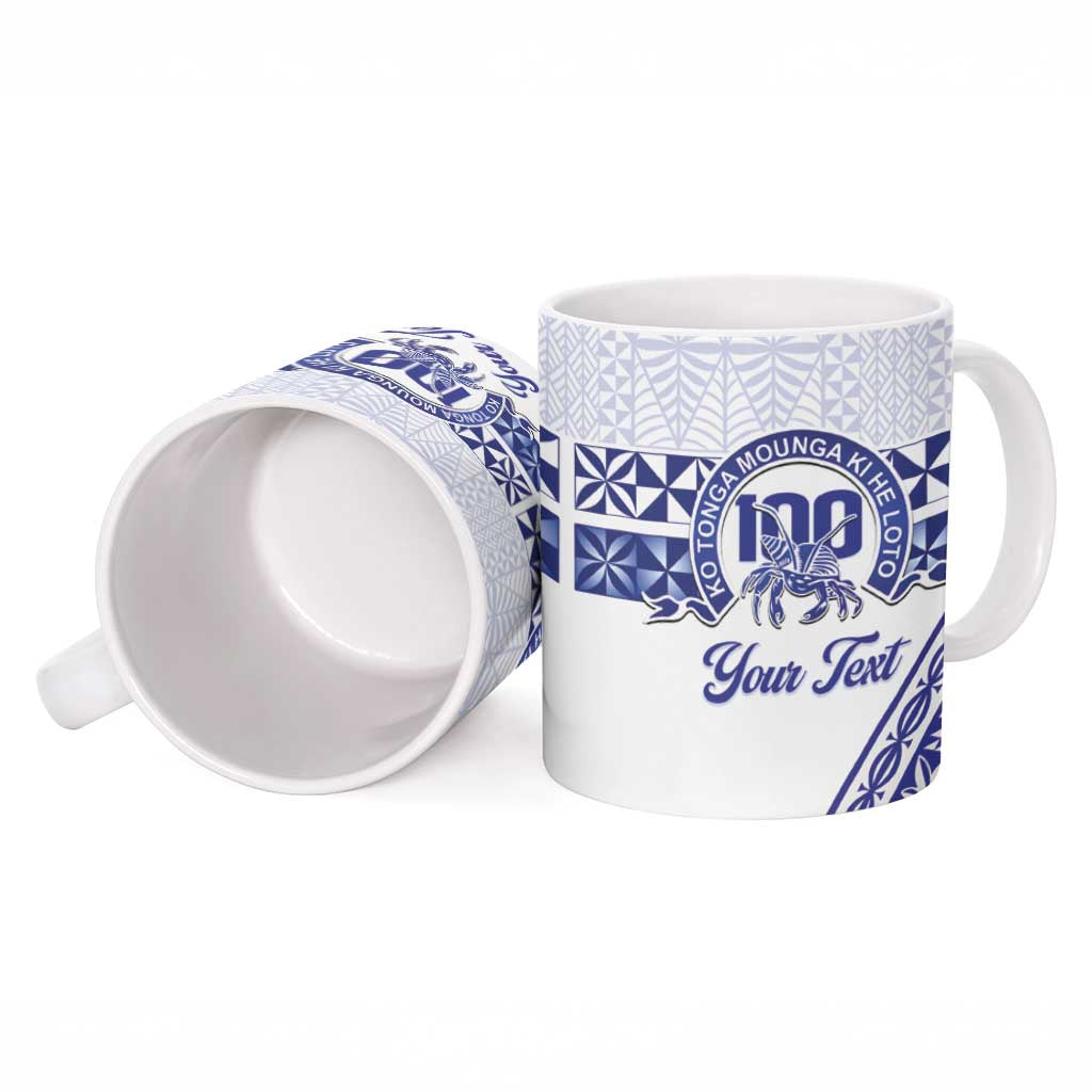 Personalised Queen Salote College Ceramic Mug Kolisi Fefine 100th Anniversary Kupesi White - Polynesian Pride