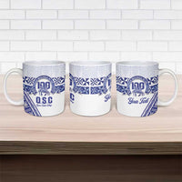 Personalised Queen Salote College Ceramic Mug Kolisi Fefine 100th Anniversary Kupesi White - Polynesian Pride