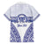 Personalised Queen Salote College Family Matching Off Shoulder Short Dress and Hawaiian Shirt Kolisi Fefine 100th Anniversary Kupesi White - Polynesian Pride
