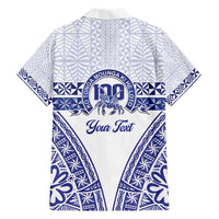 Personalised Queen Salote College Hawaiian Shirt Kolisi Fefine 100th Anniversary Kupesi White - Polynesian Pride