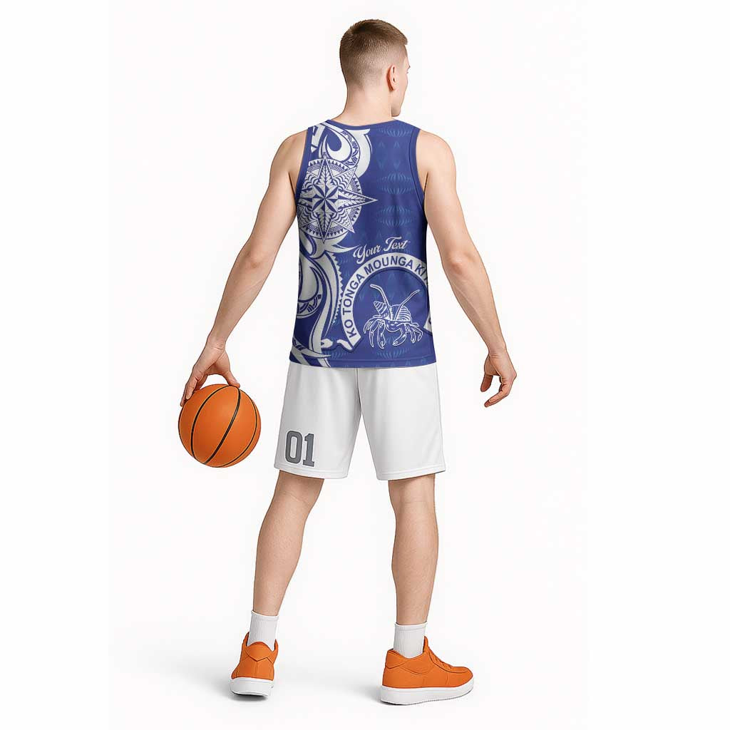 Personalised Queen Salote College Basketball Jersey QSC Est 1926 Ngatu Pattern - Polynesian Pride