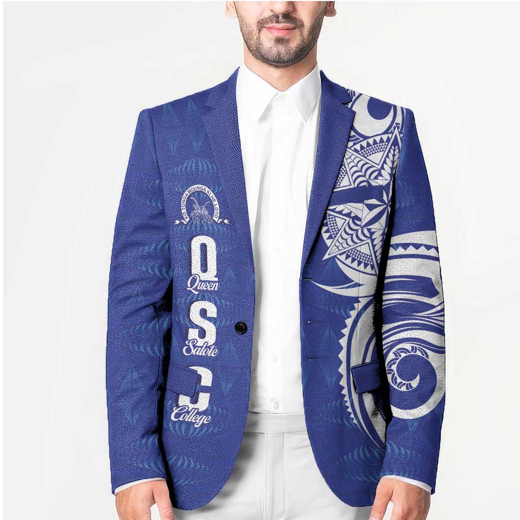 Personalised Queen Salote College Blazer QSC Est 1926 Ngatu Pattern - Polynesian Pride