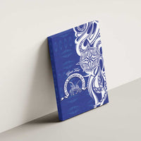 Personalised Queen Salote College Canvas Wall Art QSC Est 1926 Ngatu Pattern - Polynesian Pride