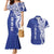 Personalised Queen Salote College Couples Matching Mermaid Dress and Hawaiian Shirt QSC Est 1926 Ngatu Pattern - Polynesian Pride