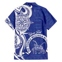 Personalised Queen Salote College Family Matching Long Sleeve Bodycon Dress and Hawaiian Shirt QSC Est 1926 Ngatu Pattern - Polynesian Pride
