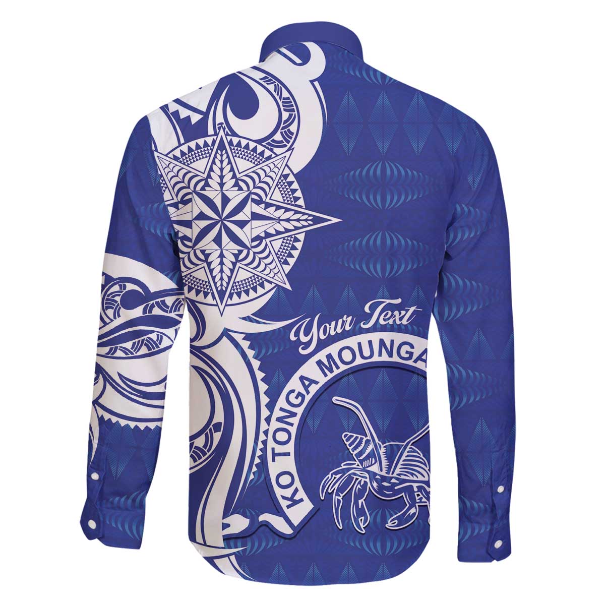 Personalised Queen Salote College Family Matching Off The Shoulder Long Sleeve Dress and Hawaiian Shirt QSC Est 1926 Ngatu Pattern - Polynesian Pride