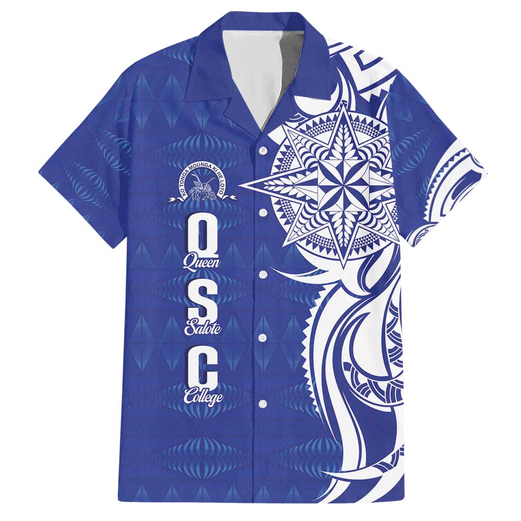 Personalised Queen Salote College Family Matching Short Sleeve Bodycon Dress and Hawaiian Shirt QSC Est 1926 Ngatu Pattern - Polynesian Pride