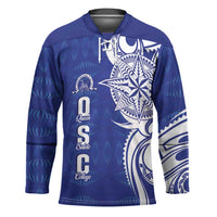 Personalised Queen Salote College Hockey Jersey QSC Est 1926 Ngatu Pattern - Polynesian Pride