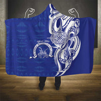 Personalised Queen Salote College Hooded Blanket QSC Est 1926 Ngatu Pattern - Polynesian Pride