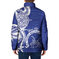 Personalised Queen Salote College Padded Jacket QSC Est 1926 Ngatu Pattern LT14 - Polynesian Pride
