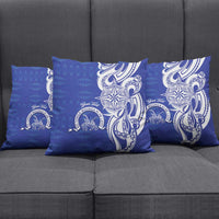 Personalised Queen Salote College Pillow Cover QSC Est 1926 Ngatu Pattern LT14 - Polynesian Pride
