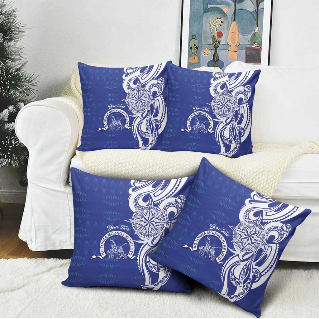 Personalised Queen Salote College Pillow Cover QSC Est 1926 Ngatu Pattern LT14 - Polynesian Pride