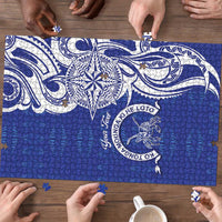 Personalised Queen Salote College Puzzle QSC Est 1926 Ngatu Pattern LT14 - Polynesian Pride