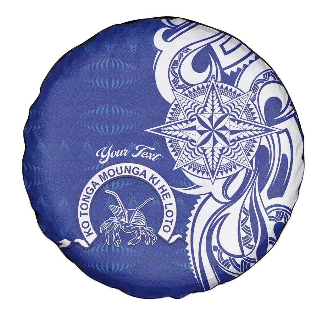 Personalised Queen Salote College Spare Tire Cover QSC Est 1926 Ngatu Pattern - Polynesian Pride