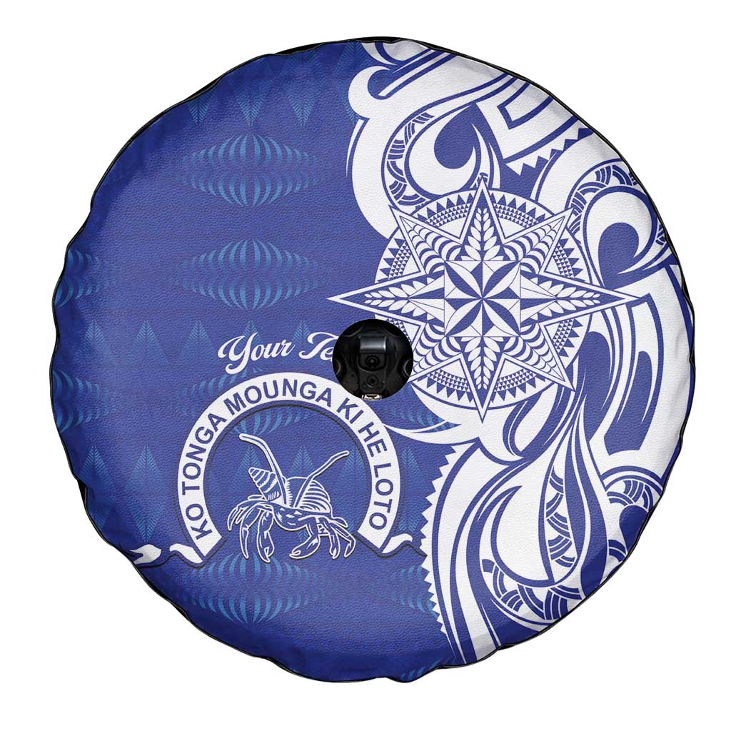 Personalised Queen Salote College Spare Tire Cover QSC Est 1926 Ngatu Pattern - Polynesian Pride