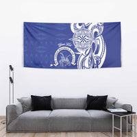 Personalised Queen Salote College Tapestry QSC Est 1926 Ngatu Pattern - Polynesian Pride