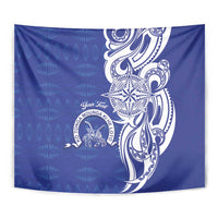 Personalised Queen Salote College Tapestry QSC Est 1926 Ngatu Pattern - Polynesian Pride