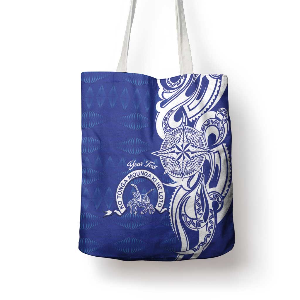 Personalised Queen Salote College Tote Bag QSC Est 1926 Ngatu Pattern - Polynesian Pride