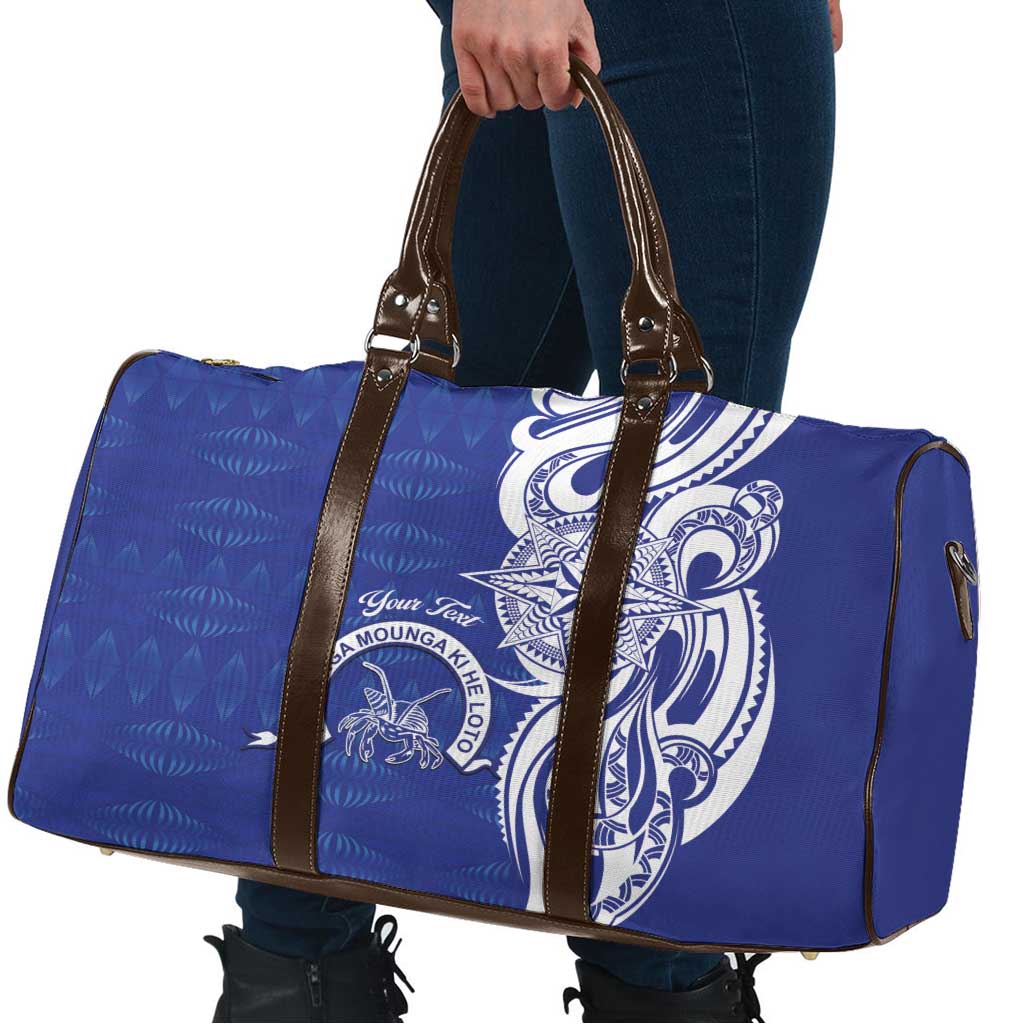 Personalised Queen Salote College Travel Bag QSC Est 1926 Ngatu Pattern LT14 - Polynesian Pride