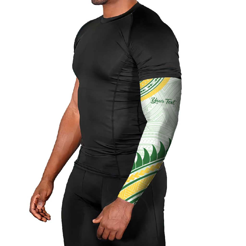Personalised Samoa Ua Potopoto Arm Sleeves SUP Est 2025 Samoan Pattern LT14 - Polynesian Pride
