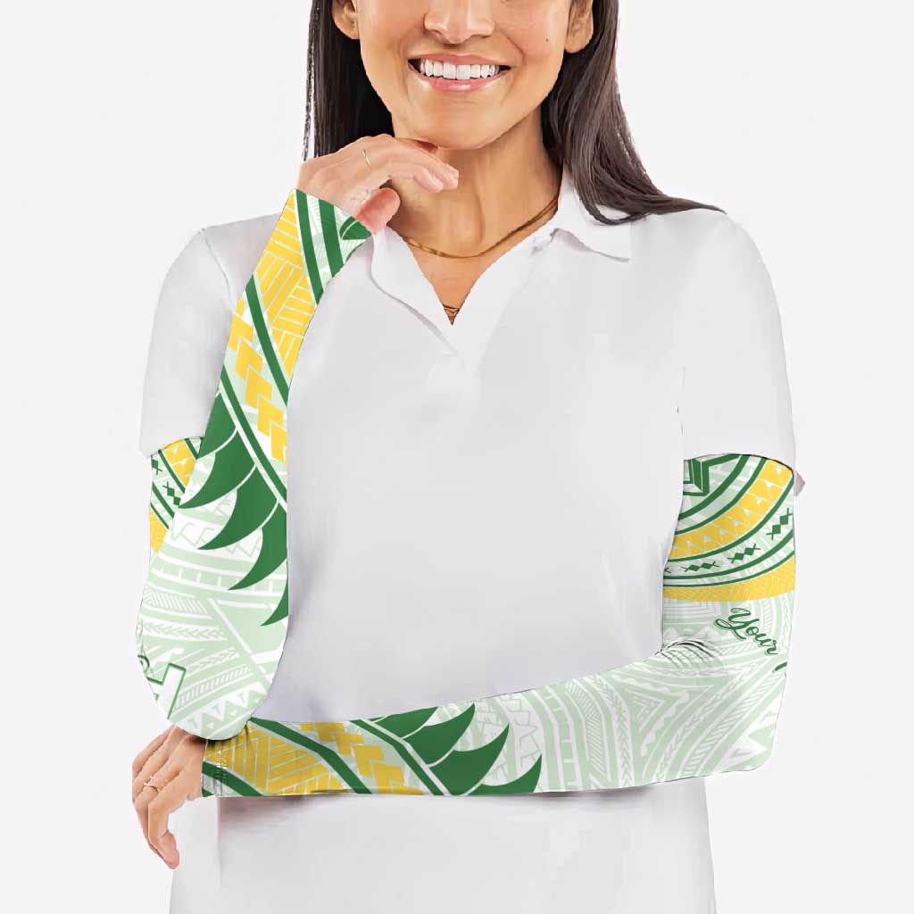 Personalised Samoa Ua Potopoto Arm Sleeves SUP Est 2025 Samoan Pattern LT14 - Polynesian Pride
