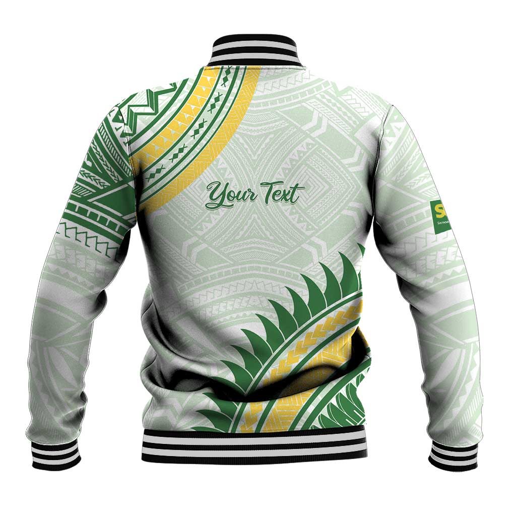 Personalised Samoa Ua Potopoto Baseball Jacket SUP Est 2025 Samoan Pattern - Polynesian Pride