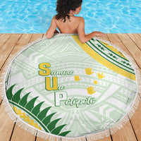 Samoa Ua Potopoto Beach Blanket SUP Est 2025 Samoan Pattern LT14 - Polynesian Pride