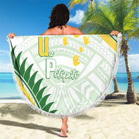 Samoa Ua Potopoto Beach Blanket SUP Est 2025 Samoan Pattern LT14 - Polynesian Pride
