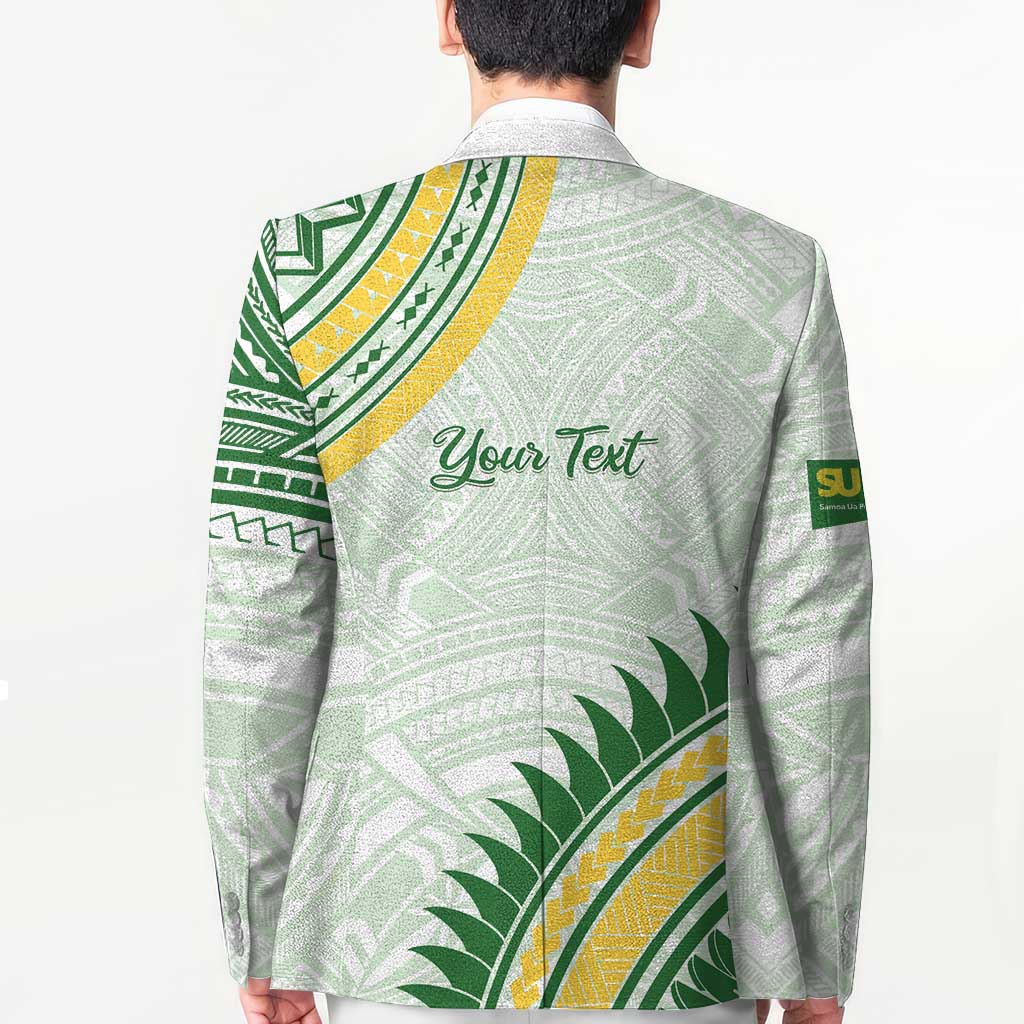 Personalised Samoa Ua Potopoto Blazer SUP Est 2025 Samoan Pattern - Polynesian Pride