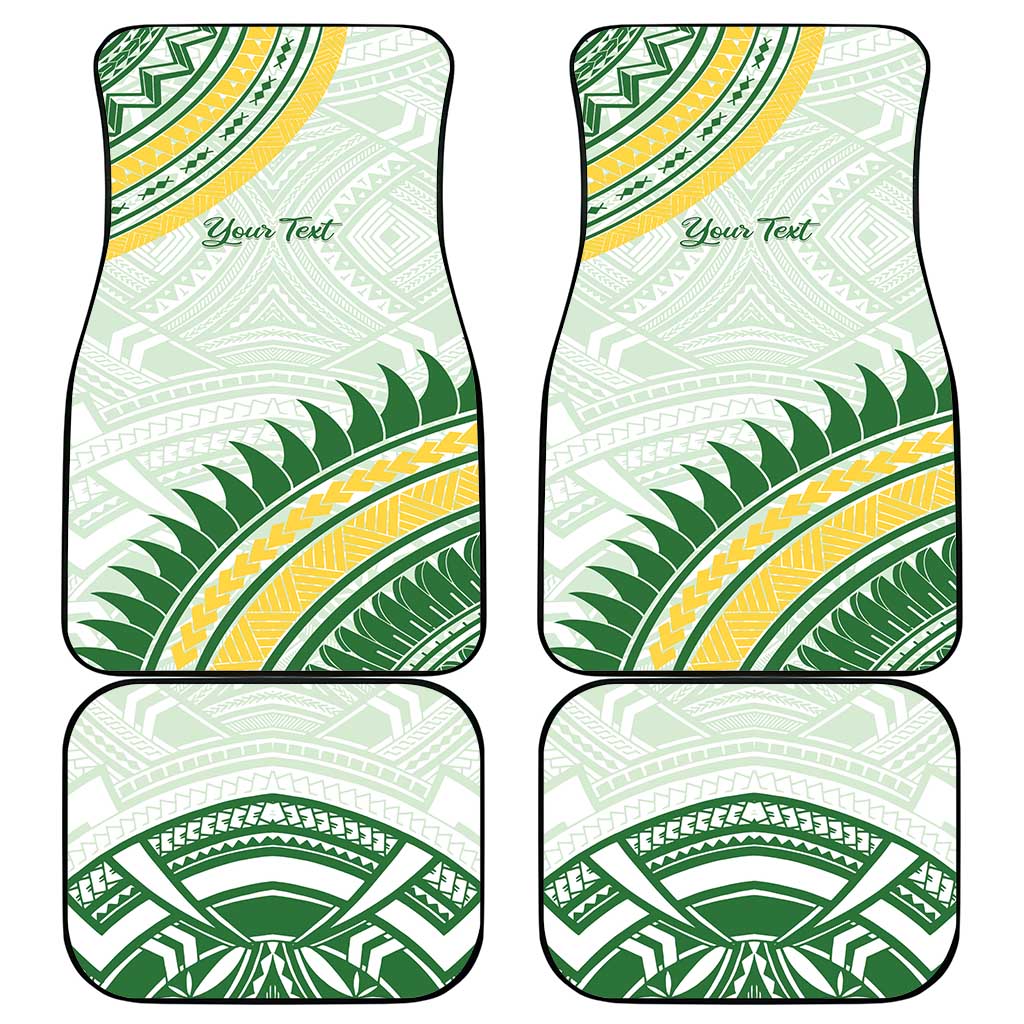 Personalised Samoa Ua Potopoto Car Mats SUP Est 2025 Samoan Pattern LT14 - Polynesian Pride