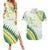 Personalised Samoa Ua Potopoto Couples Matching Summer Maxi Dress and Hawaiian Shirt SUP Est 2025 Samoan Pattern - Polynesian Pride