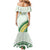 Personalised Samoa Ua Potopoto Family Matching Mermaid Dress and Hawaiian Shirt SUP Est 2025 Samoan Pattern - Polynesian Pride