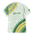 Personalised Samoa Ua Potopoto Family Matching Off The Shoulder Long Sleeve Dress and Hawaiian Shirt SUP Est 2025 Samoan Pattern - Polynesian Pride