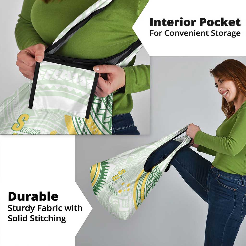 Samoa Ua Potopoto Grocery Bag SUP Est 2025 Samoan Pattern - Polynesian Pride