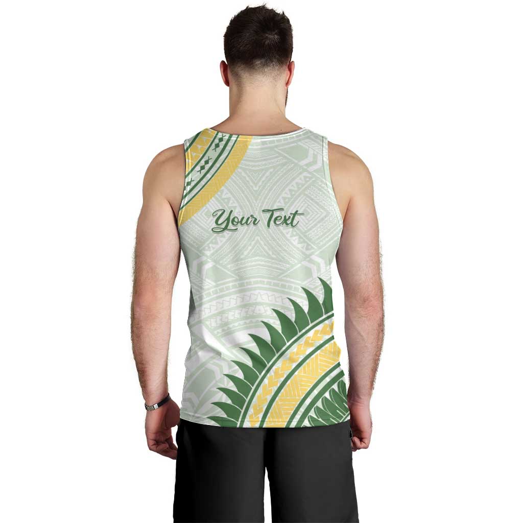 Personalised Samoa Ua Potopoto Men Tank Top SUP Est 2025 Samoan Pattern - Polynesian Pride