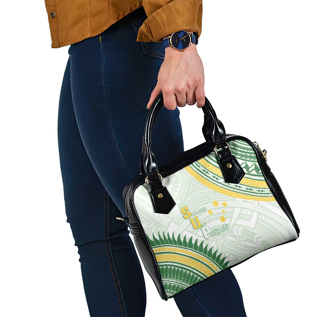 Samoa Ua Potopoto Shoulder Handbag SUP Est 2025 Samoan Pattern LT14 - Polynesian Pride
