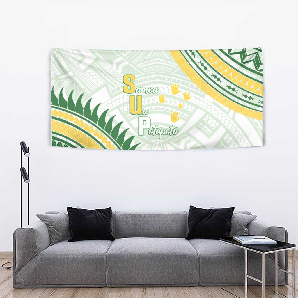 Samoa Ua Potopoto Tapestry SUP Est 2025 Samoan Pattern LT14 - Polynesian Pride