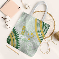 Samoa Ua Potopoto Tote Bag SUP Est 2025 Samoan Pattern - Polynesian Pride