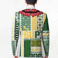 Samoa Uniting Party Blazer SUP Est 2025 Siapo Pattern - Polynesian Pride