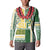 Samoa Uniting Party Button Sweatshirt SUP Est 2025 Siapo Pattern - Polynesian Pride