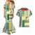 Samoa Uniting Party Couples Matching Mermaid Dress and Hawaiian Shirt SUP Est 2025 Siapo Pattern - Polynesian Pride