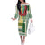 Samoa Uniting Party Family Matching Off The Shoulder Long Sleeve Dress and Hawaiian Shirt SUP Est 2025 Siapo Pattern - Polynesian Pride